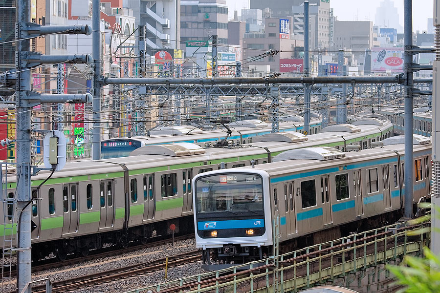 Tokyo Ueno - Kaihin-Tohoku + Yamanote lines