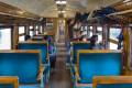 Oigawa railways - SL train car. No photos from outside because of rain. :-)