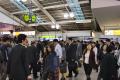 Tokyo - morning peak hour on Shinagawa station