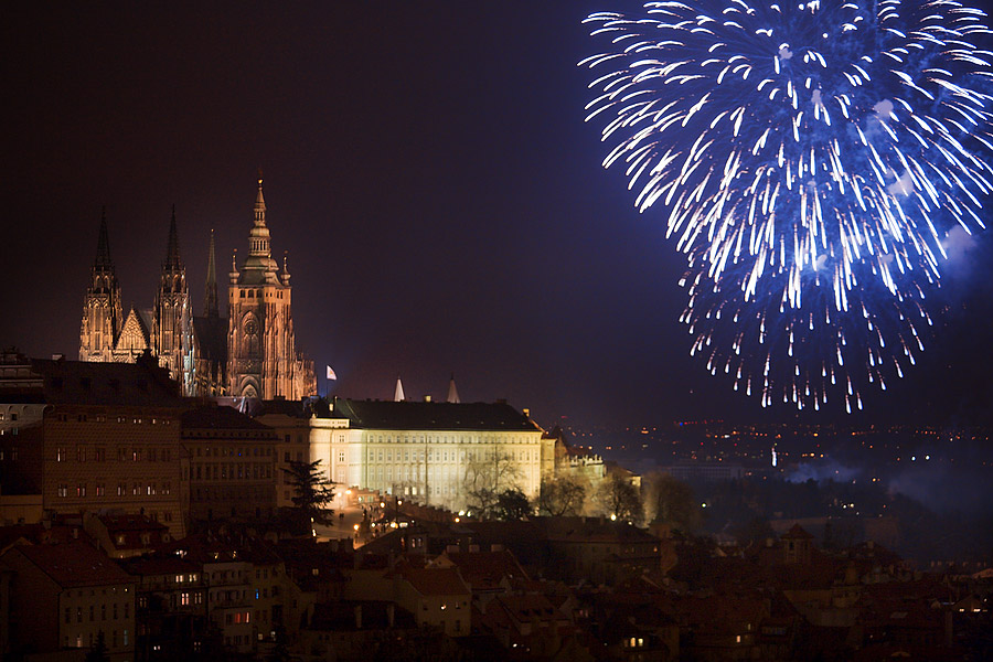 New Year fireworks 2009